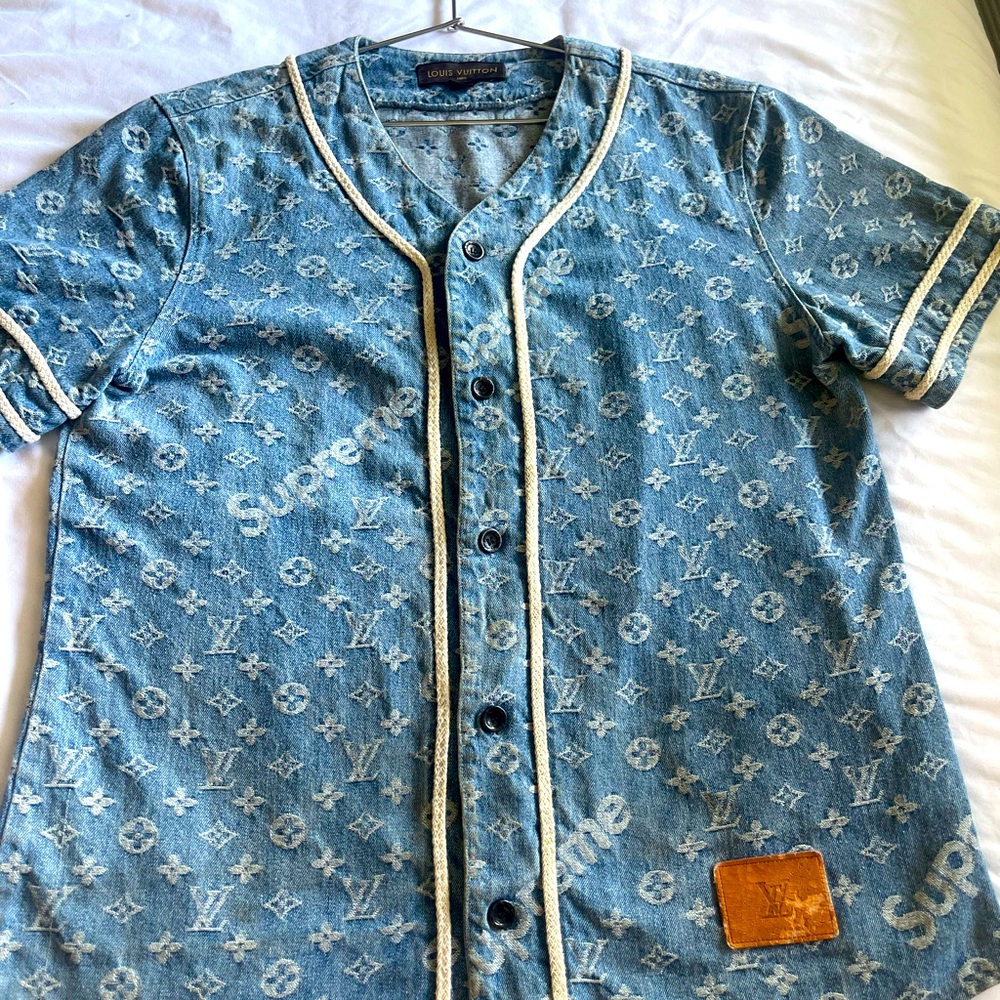 Supreme Louis Vuitton base ball jersey